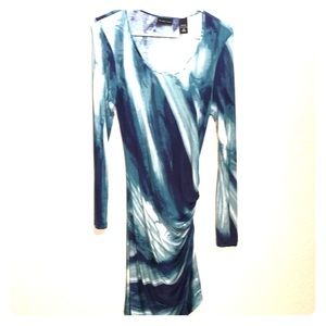 New York and co dress medium rouched side Teal